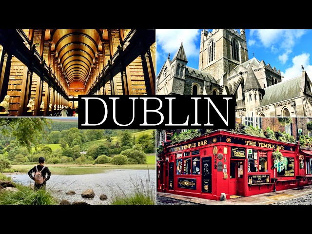 3 Days in DUBLIN 2024 Travel Vlog | Trinity College, Guinness Tasting, Irish Music, Countryside
