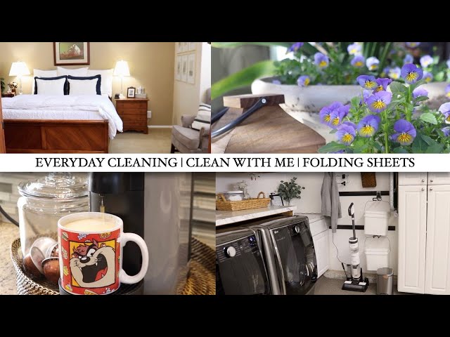 CLEAN WITH ME | ROUTINE CLEANING | CLEANING MOTIVATION