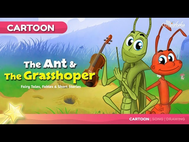 The Ant and the Grasshopper Bedtime Stories for Kids in English