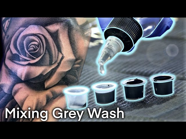 How To Mix Grey Wash For Black and Grey Tattoos