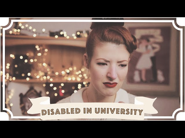 Being ‘the disabled one’ in university [CC]