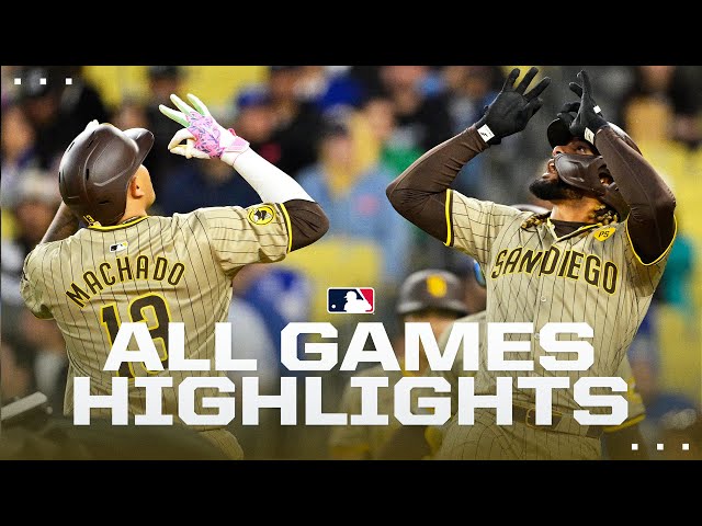 Highlights from ALL games on 4/12! (Dodgers-Padres crazy game, Elly De La Cruz stays hot and more!)