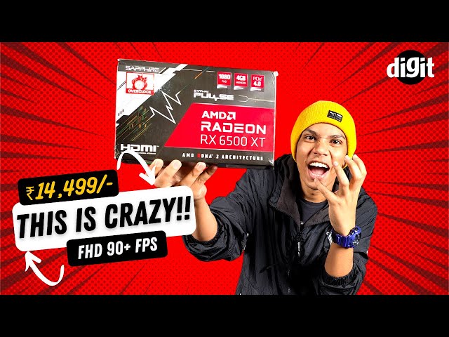 Most Amazing 👌👌 BUDGET Graphics Card you can buy in 2023 || Gaming on 🙌 AMD RADEON RX 6500 XT