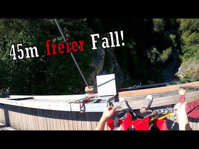 Rope Swing in 94m Höhe… | Valley Swing by Area 47 | Benni Raich Brücke | Arzl im Pitztal