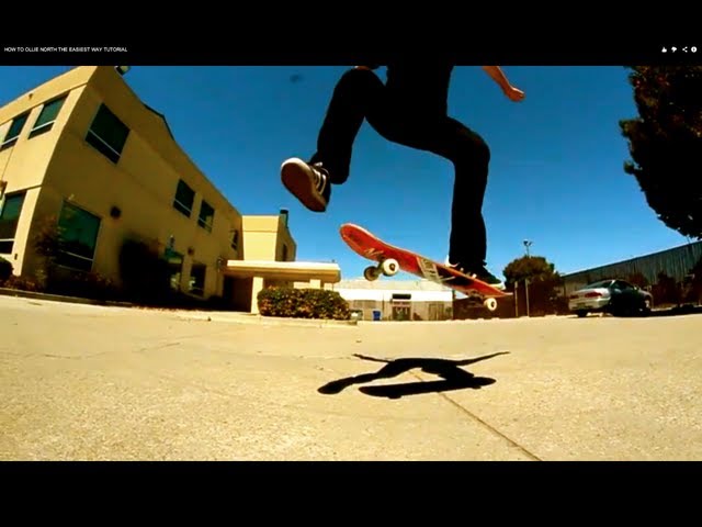HOW TO OLLIE NORTH THE EASIEST WAY TUTORIAL