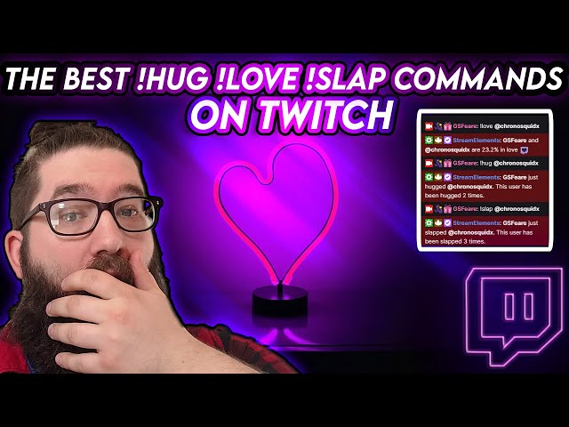 How to add Hug Love and Slap commands for Twitch with Streamelements