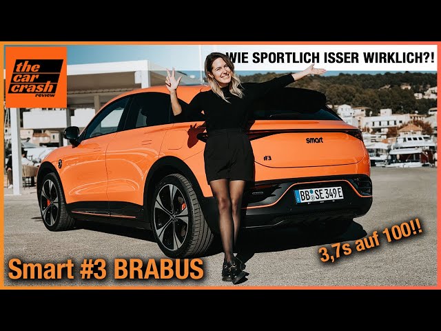 Smart #3 BRABUS im Test (2024) Wie sportlich ist das Elektro SUV Coupé? Fahrbericht | Review | Preis