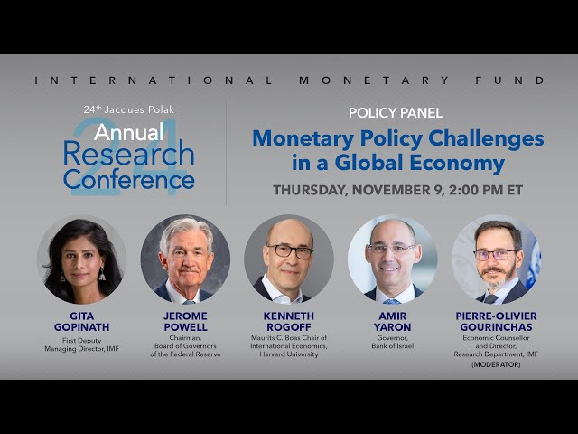 Monetary Policy Challenges in a Global Economy | 24th Jacques Polak Annual Research Conference