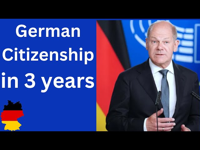 German Citizenship in just 3 Years