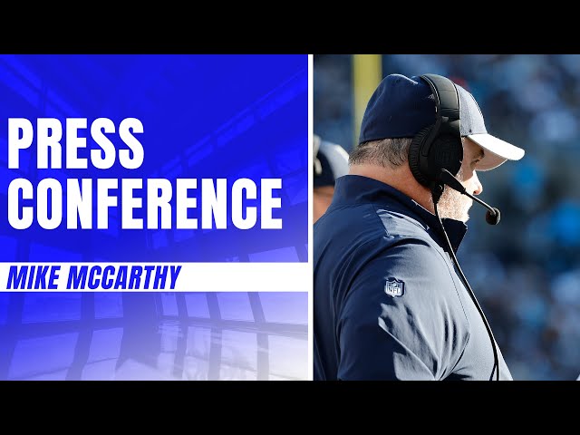 McCarthy Press Conference 11-20-23 | #WASvsDAL | Dallas Cowboys 2023