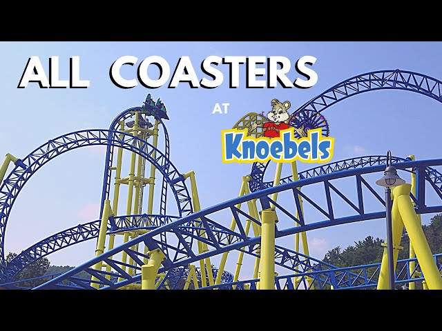 All Coasters at Knoebels + On-Ride POVs + Phoenix + Twister - Front Seat Media