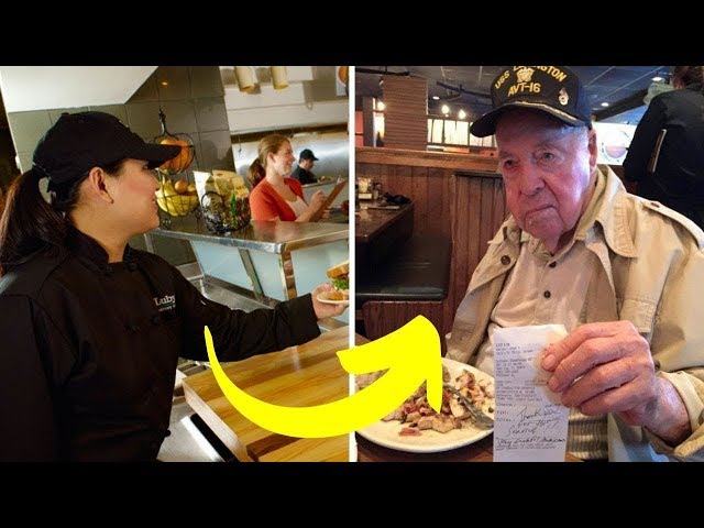 Waitress Is Only Person Nice To Rude Customer, Then She Gets A Call.