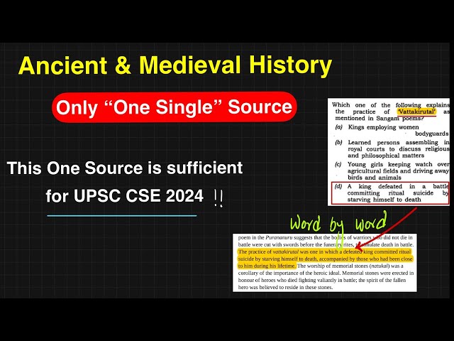 Ancient & Medieval for UPSC - The *Only* Source you need for this subject !!