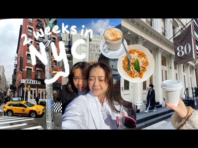 a week in NYC VLOG 🗽🍝 best cafes & restaurants, tourist activities, hanging with friends