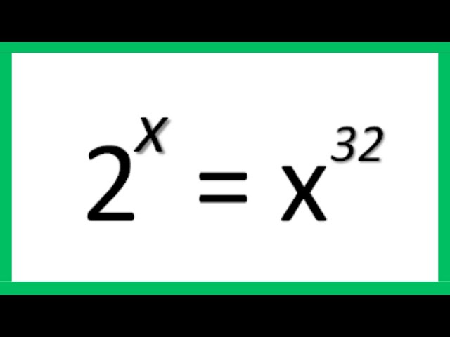 Germany Math Olympiad Exponential Problem Solution ║ A Nice Algebra Problem