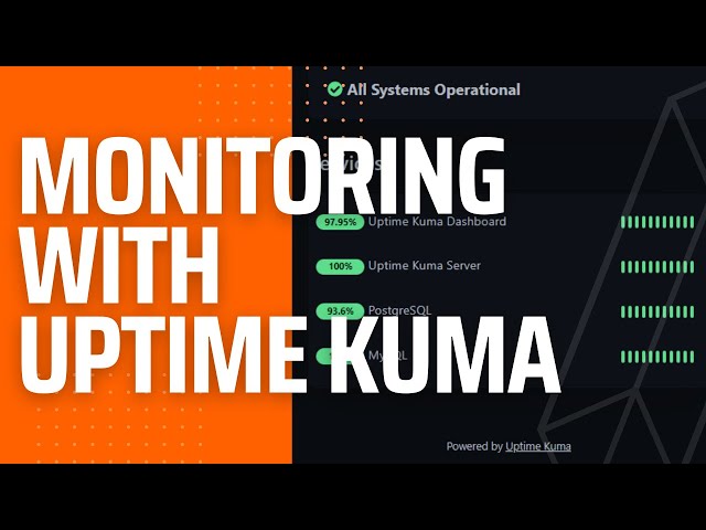 Install Uptime Kuma Similar to "Uptime Robot" - Monitor Website PostreSQL MySQL with Uptime Kuma