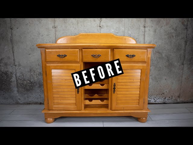 Extreme Furniture Makeover / The Textured Buffet