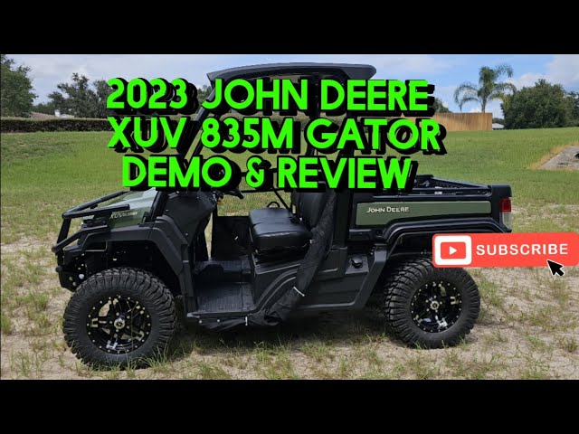 2023 John Deere XUV 835M Demo and Review. 54 hp 3 cylinder gas engine.