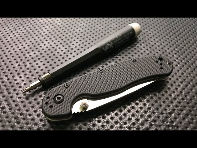 How to disassemble and maintain the Ontario RAT 2 pocketknife