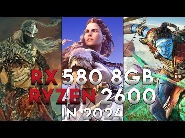 Ryzen 5 2600 + RX 580 8GB | Gaming Benchmark 2024 | 13 Games in 1080p