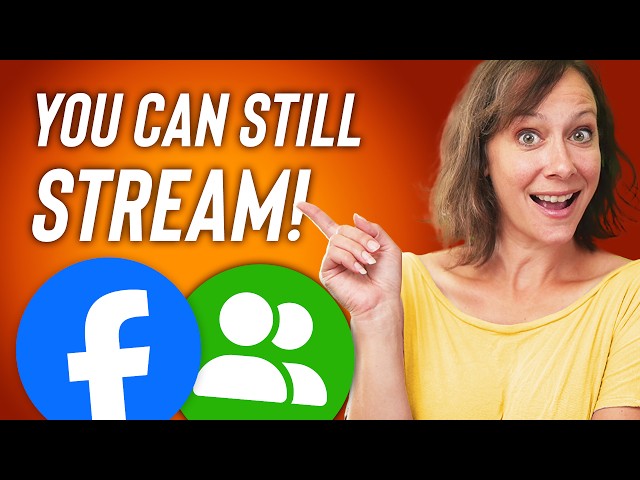 Facebook BROKE livestreaming to Groups – How to fix 2024!