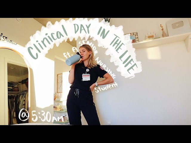 Nursing Student Clinical day the life: Anxiety updates, building routine, & reflecting