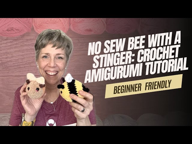 No Sew Stinger:  Amigurumi Tutorial for Beginners!   #crochet