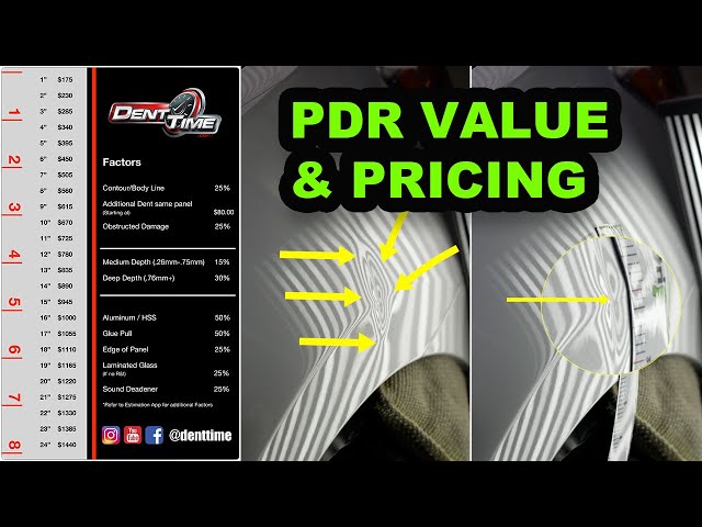 PDR Value and Pricing - How Much Is Paintless Dent Removal?