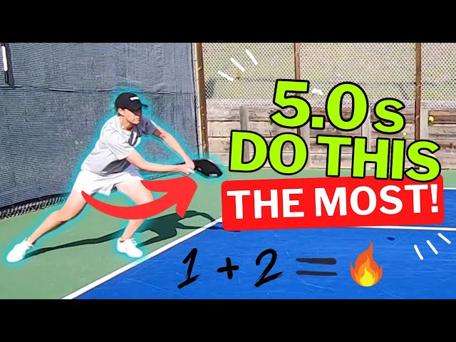2 Pickleball Shots 5.0s Use The Most! (& How You Can Too)