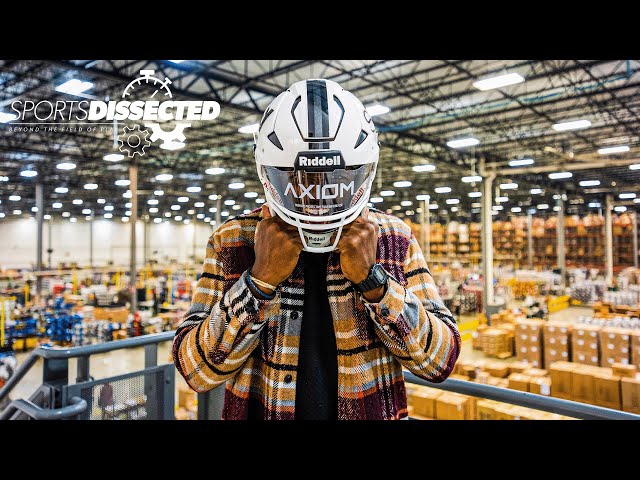 The Most Technologically Advanced FOOTBALL HELMET in the World at the Riddell HQ | Sports Dissected