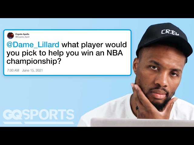 Damian Lillard Replies to Fans on the Internet | Actually Me | GQ Sports