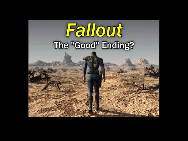 Fallout 1 Ending Cinematic | The "Good" Ending?
