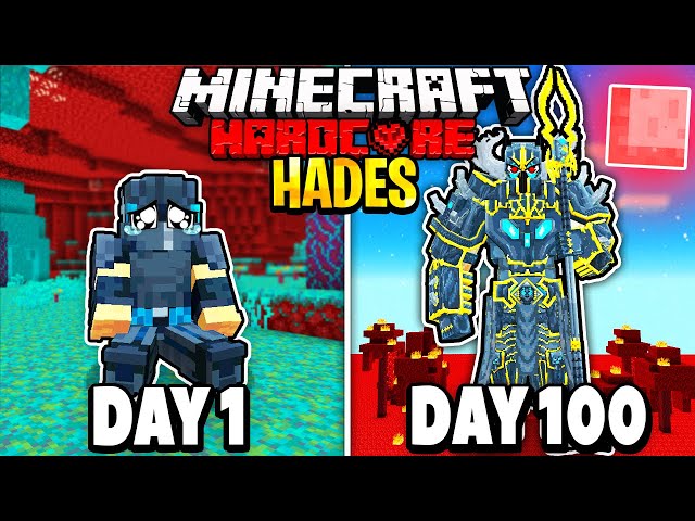 I Survived 100 Days as HADES in Minecraft.. Here's What Happened..