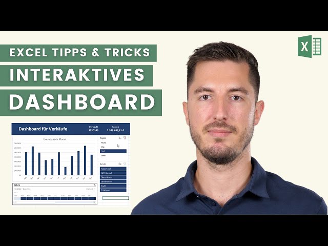 Interaktive Dashboards mit PivotTables in Microsoft Excel erstellen | Excel Grundlagen Tutorial