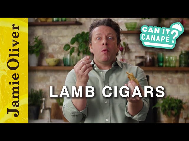 Can it Canapé: Lamb Cigars | Jamie Oliver