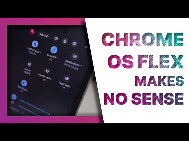 CHROME OS Flex is a BAD operating system