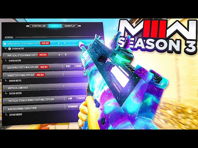 *NEW* BEST SETTINGS FOR MW3 After SEASON 3 UPDATE! 🚨 (Modern Warfare 3 Graphics, Controller, Console