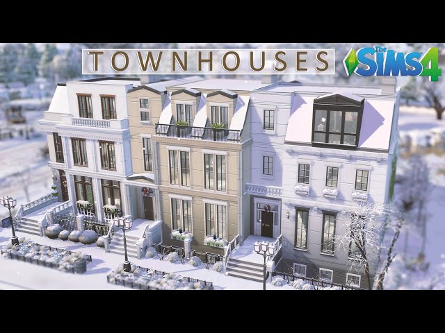 Willow Creek Townhouses 🔑 "For Rent" | InSims Collab | THE SIMS 4 | Stop Motion