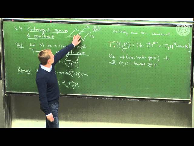 Construction of the tangent bundle - Lec 10 - Frederic Schuller