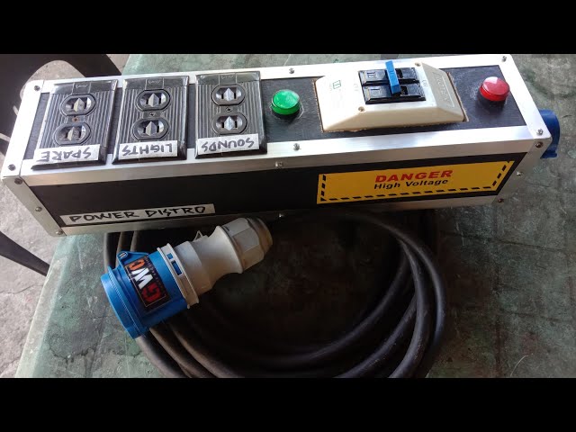 DIY MINI POWER DISTRO FOR BASIC LIGHTS AND SOUNDS BY: GWC LIGHTS AND SOUNDS