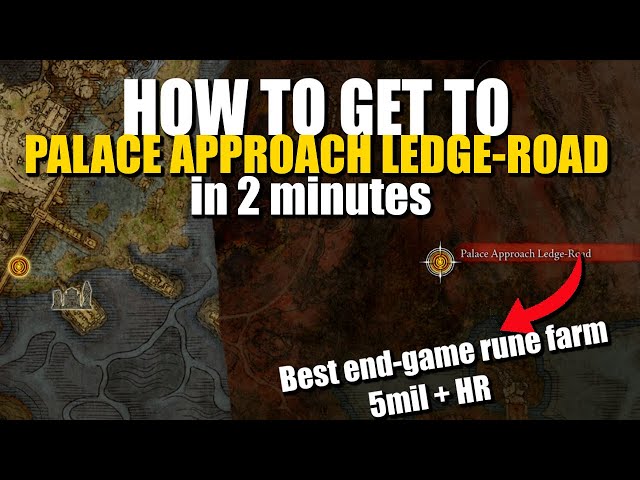 ELDEN RING | Easy Way To Palace Approach Ledge-Road (QUICK GUIDE) + haligtree 2 medallion locations