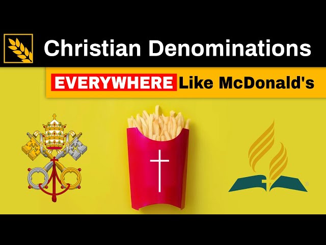 Church Denominations with McDonald's-level Dominance