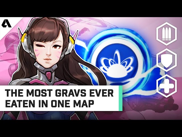 Most Gravs Ever Eaten In One Map - Pro Overwatch Analysis | Behind The Akshon