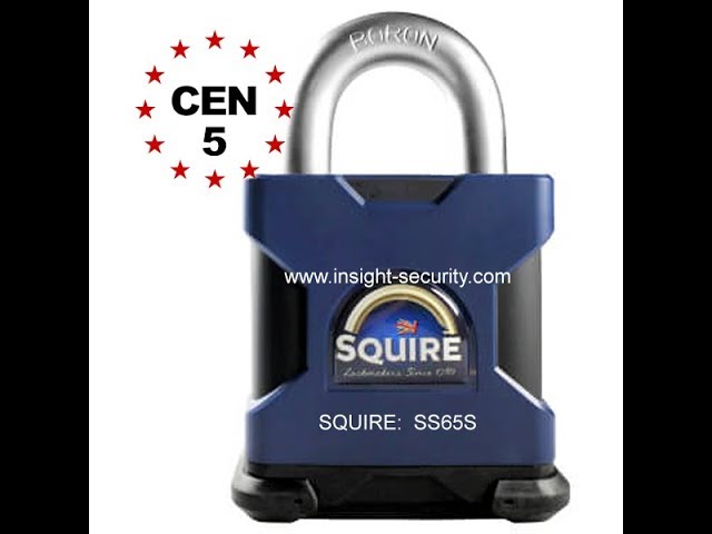 Introducing the Squire SS65S High Security Open Shackle Padlock