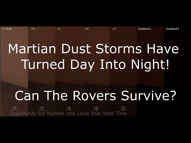 Martian Dust Storm Has Turned Day Into Night - Can Opportunity Survive?