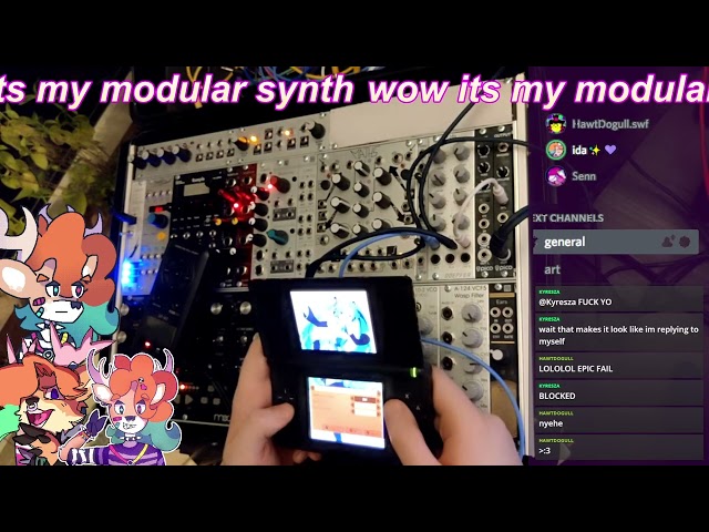 twitch VOD - doing funny modular music song things 🦌✨💜 - 2022/11/22