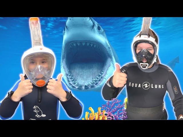 Ruby and Bonnie Diving with Sharks and Learning about Sea Animals