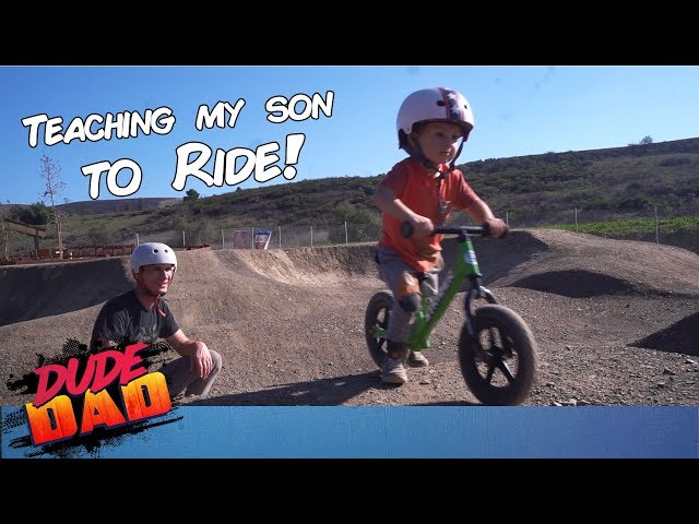 My Toddler's first time at the Bike Park!