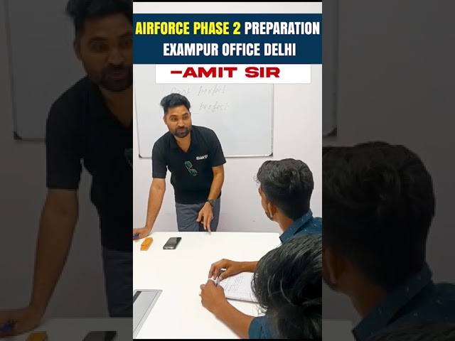 AIRFORCE PHASE 2 || EXAM PREPRATION || BY AMIT SIR