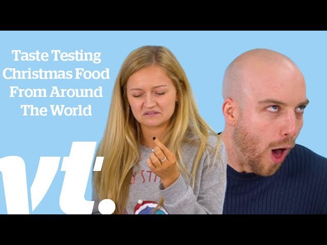 Taste Testing Christmas Food From Around The World | VT Challenges